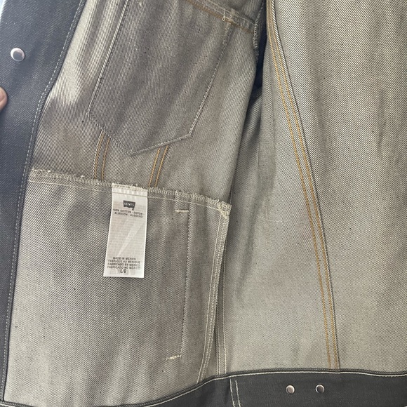 Levis Men's LARGE Jean Jacket Rigid - Picture 6 of 7